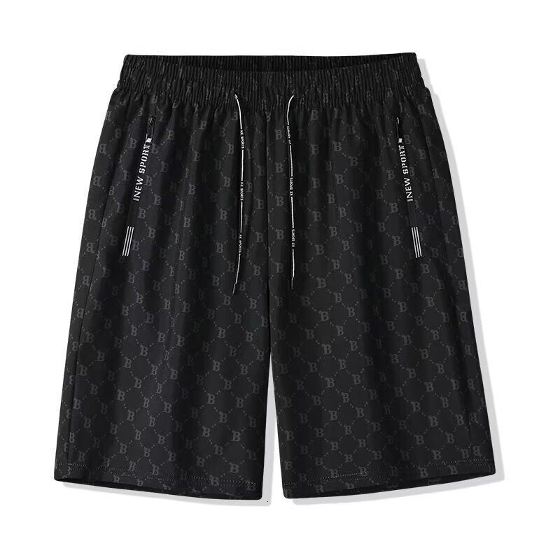 Luxury Brand Designer Clothes Summer New B Letter Shorts For Men Casual Sports Quick-Dry Five-Point Ultra-Thin Breathable Running Beach Shorts For Men