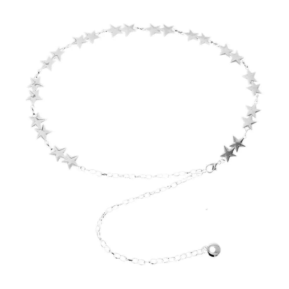 Decorative Multilayer Punk Dress Jeans Accessory Belt Gold Silver Metal Waist Chain Body Jewelry H260228