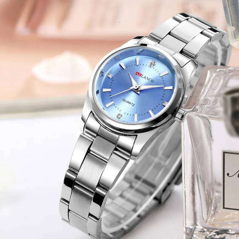Ladies , Fashion Casual Steel Belt Quartz H260228