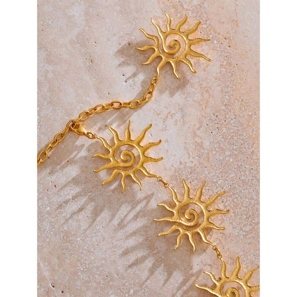 Yhpup 2025 Fashion Stainless Steel Sun Belly Waist Chain for Women Summer Statement Jeans Rave Body Jewelry Accessory Waterproof H260228