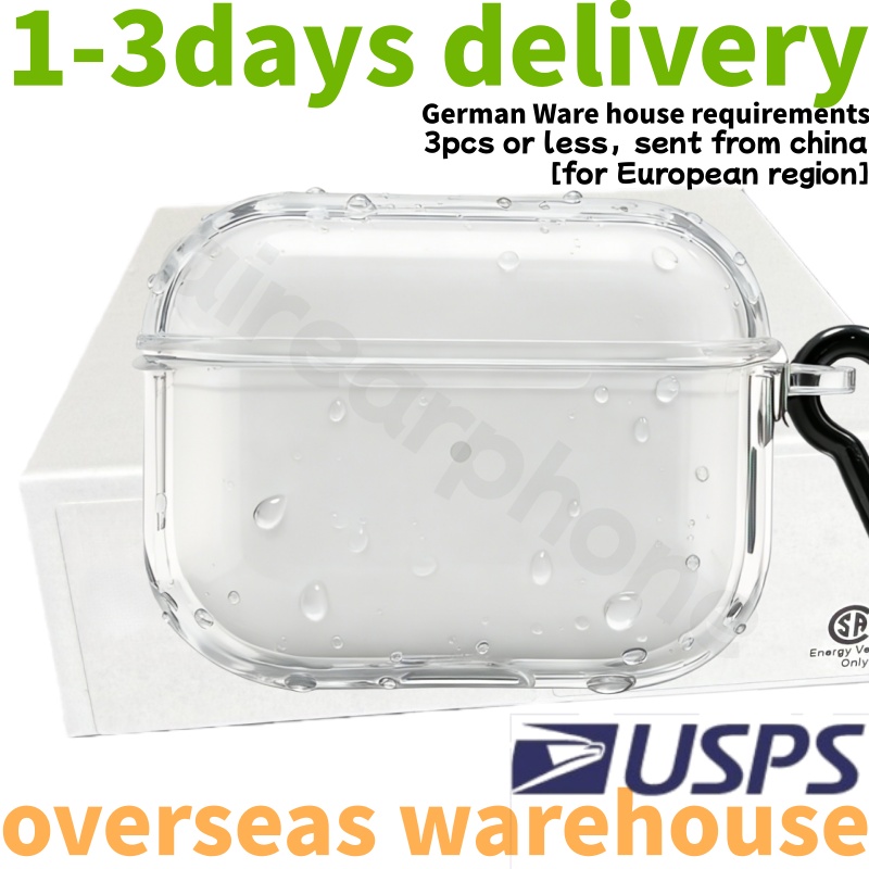 USA Stock ANC Noise for AirPods pro 2 earphone 3rd 5 4 6 earphones 3 Solid Silicone Cute Protective Headphone Cover Wireless Charging 3nd 2nd anc case