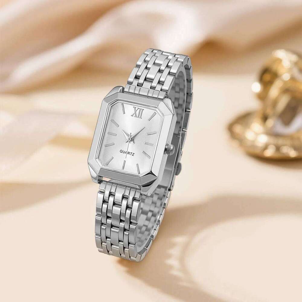 Brand Wrist Women Alloy Strap Quartz es Ladies Clock Festival Gift Valentine's Day H260228