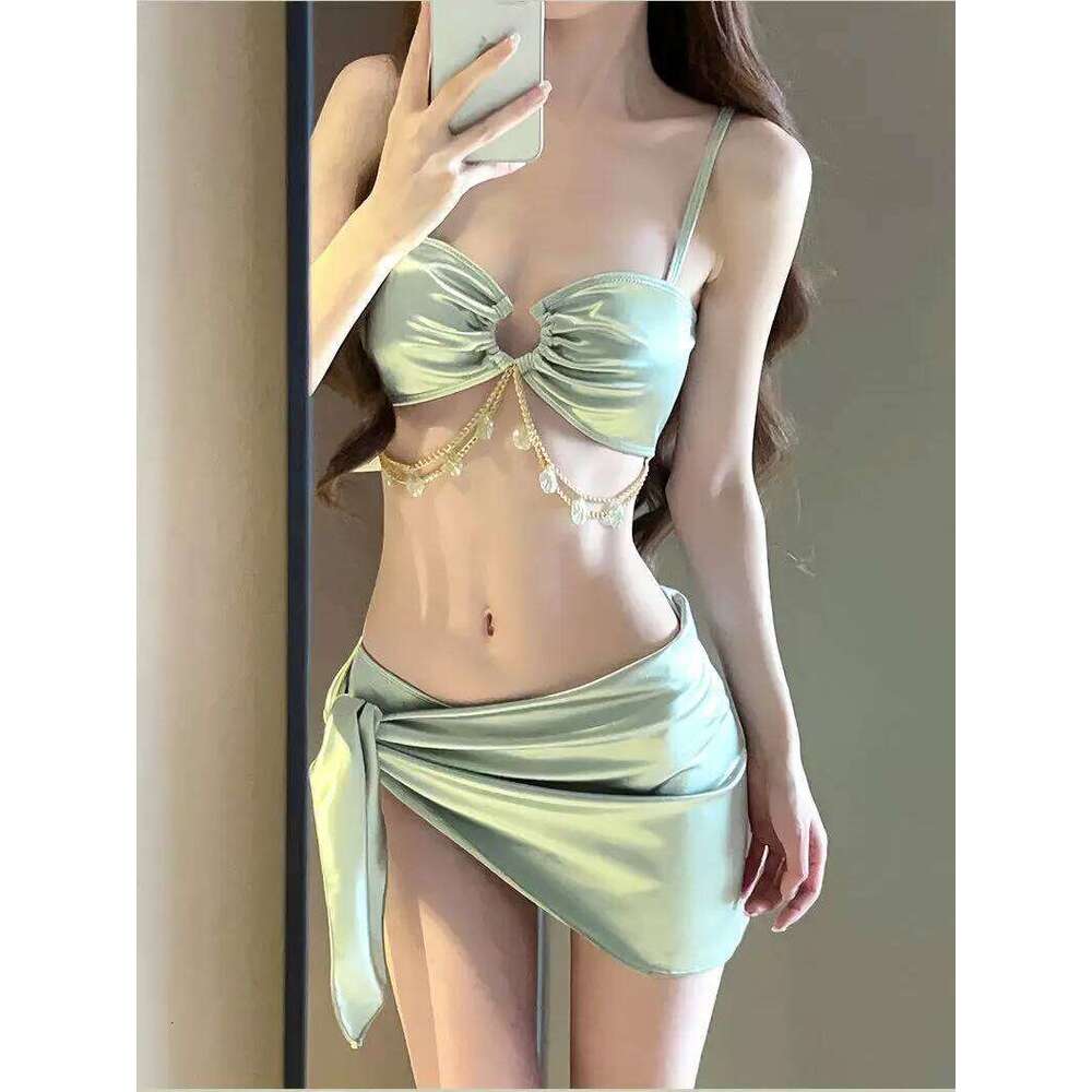 New Three-piece Bikini Sexy Hot Spring Vacation Style Swimsuit Z260301