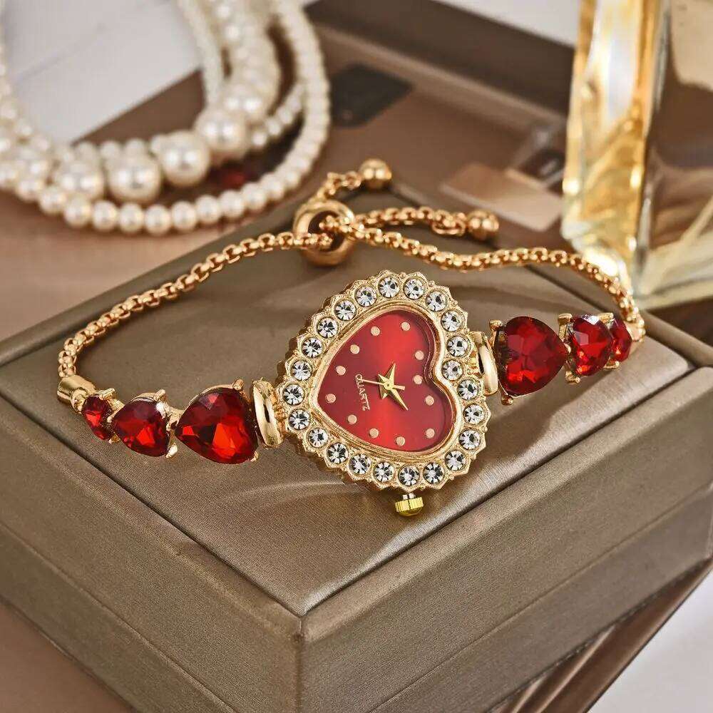 Elegant Women's Quartz Rhinestone Band Wrist Reloj Mujer Girls Clock Gift H260228