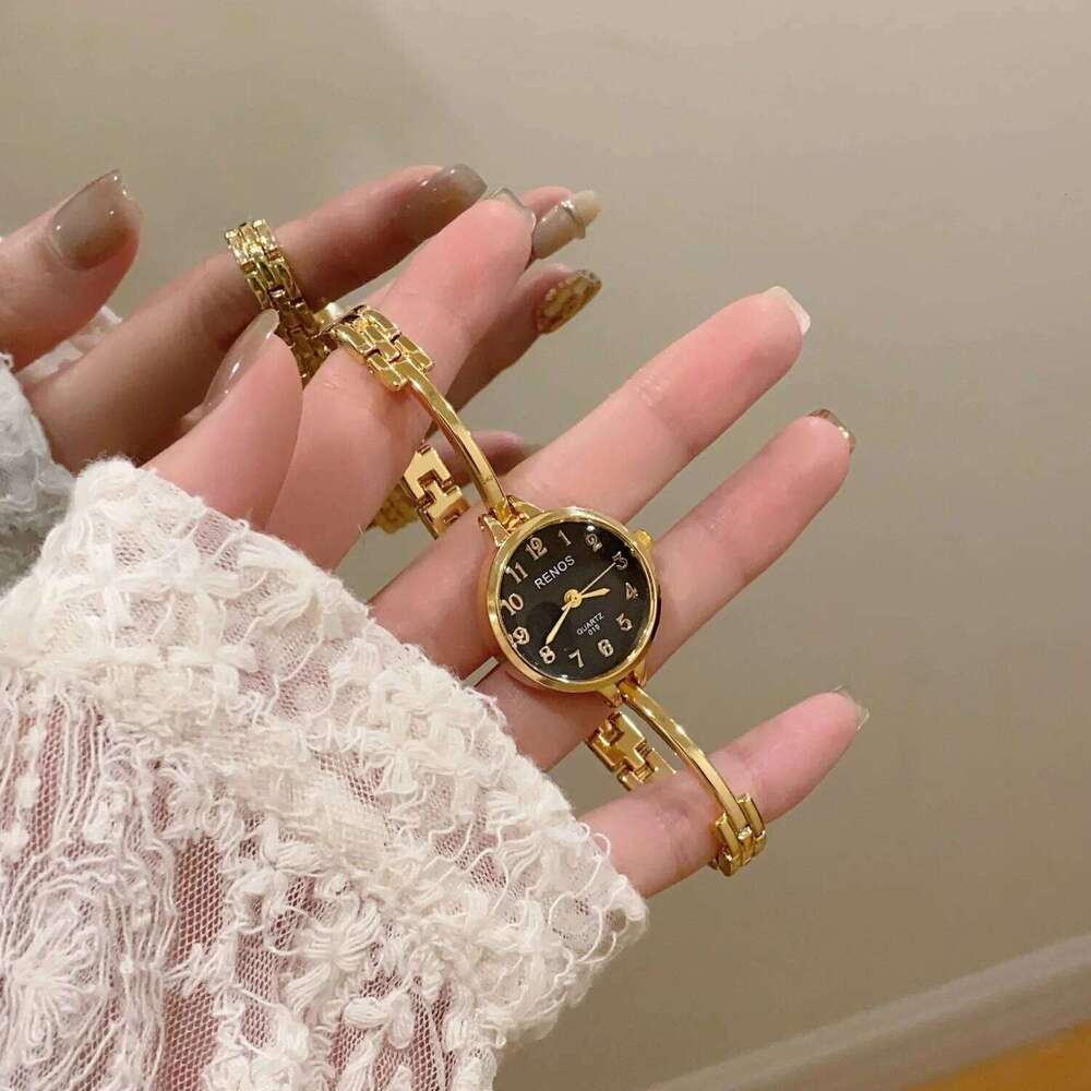 Golden For Women Small Dial Ladies Wrist Elegant Quartz Female Clock es Fashion Gift reloj mujer H260228
