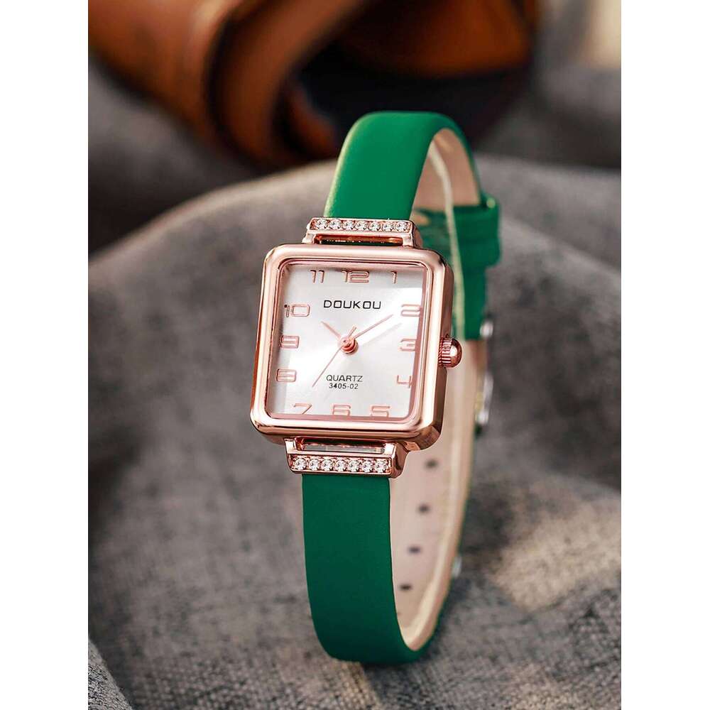 Simple Arabic Square Small Dial Quartz Belt H260228