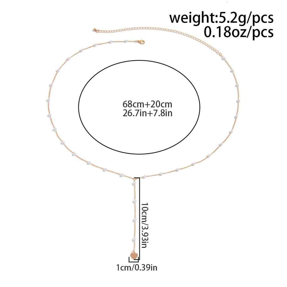 Salircon Sexy Vintage Imitation Pearl Long Tassel Waist Women Boho Charm Bikini Belly Belt Chain Beach Jewelry Gift H260228
