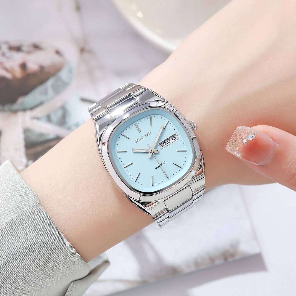 SKMEI 2420 Time es Casual Female Wrist Dress For Women Ladies Business Steel Clock Fashion Quartz Date H260228