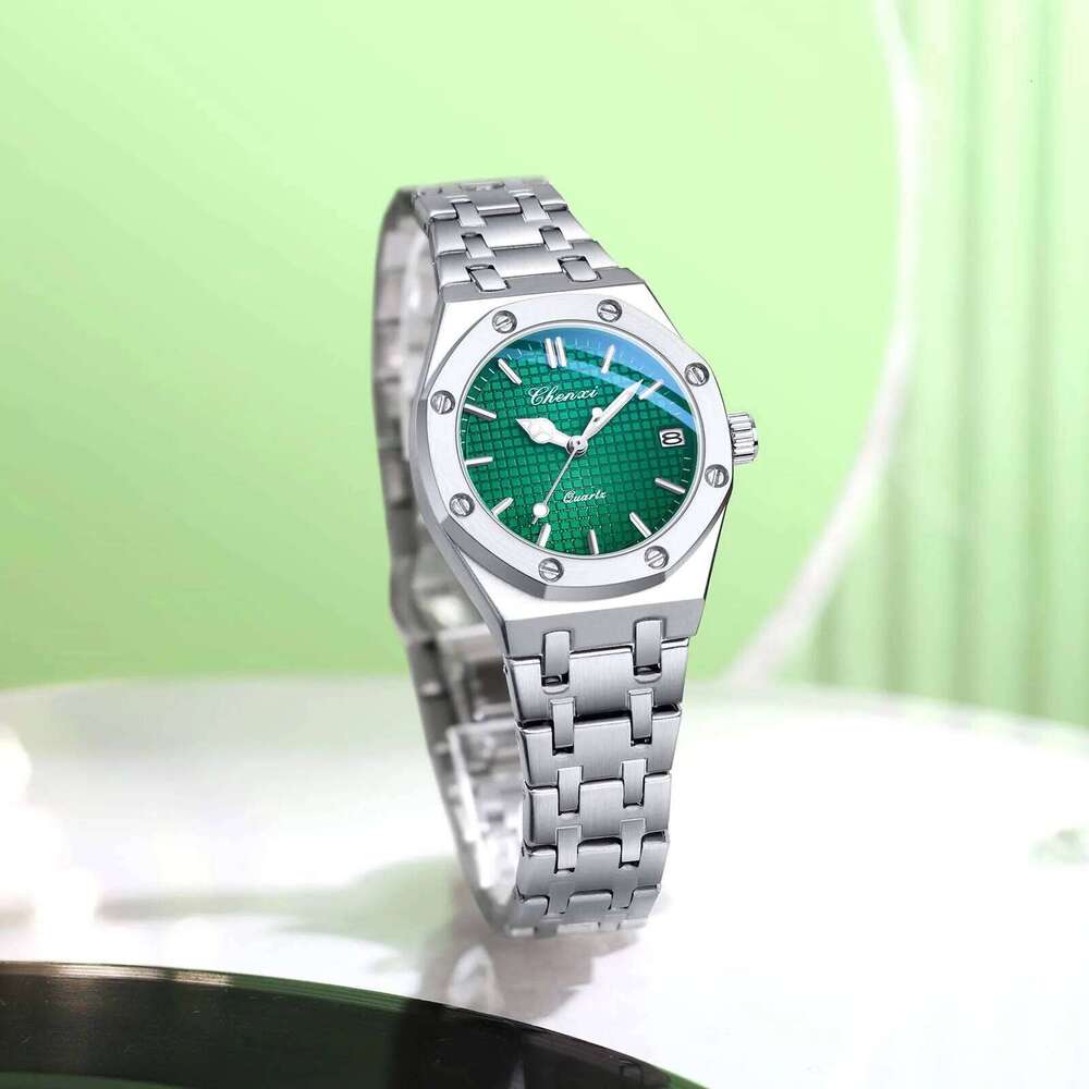 CHENXI Fashionable Classic Wrist Waterproof Luminous Calendar Quartz es for Woman Relojes Para Damas H260228