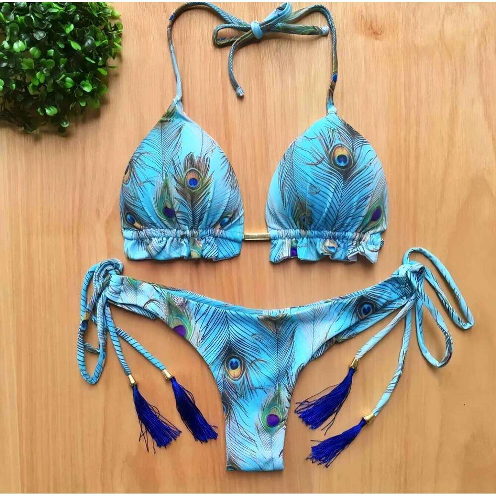 2025 Women's Swimsuit Swimwear Female Sexy Bikinis Push Up Swimming Bathing Suit Women Swimsuits Printing Bikini Set Z260301