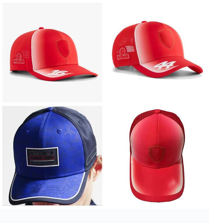 New F1 Formula One Full Embroidered Logo Men's and Women's Outdoor Sports Racing Cap