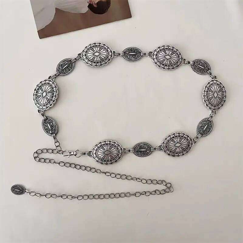 Vintage Chic Bohemian Belly Chains Women Exquisite Metal Belt for Ladies Perfect Match with Dresses Daily Wear and Party H260228