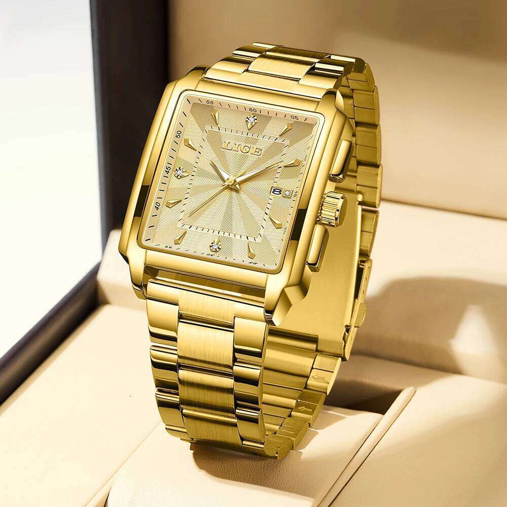 LIGE Fashion Waterproof For Top Brand Luxury Women Casual Sport Date Women's Quartz Wristes Montre Femme H260228