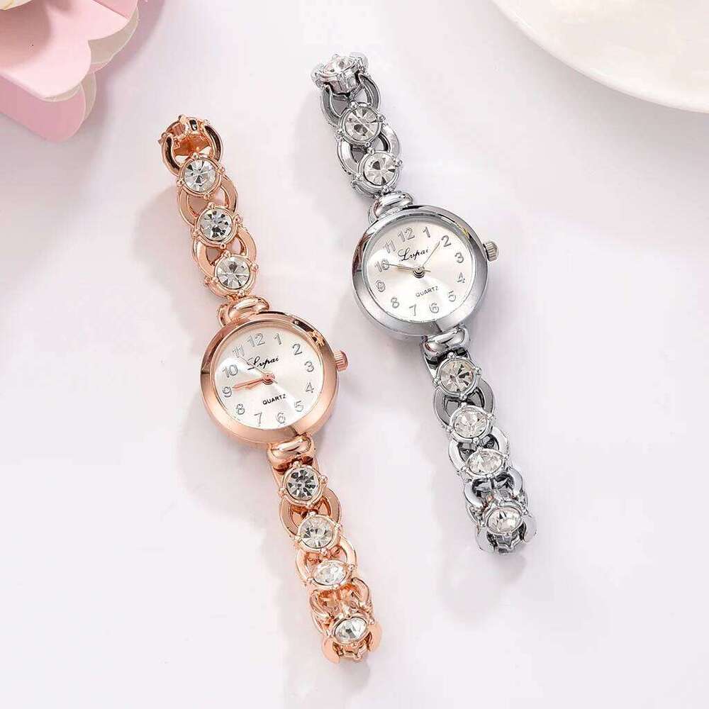 Women es 2024 Brands Stainless Steel Crystal Wrist Fashion Ladies Dress Reloj Mujer Montre Femme H260228
