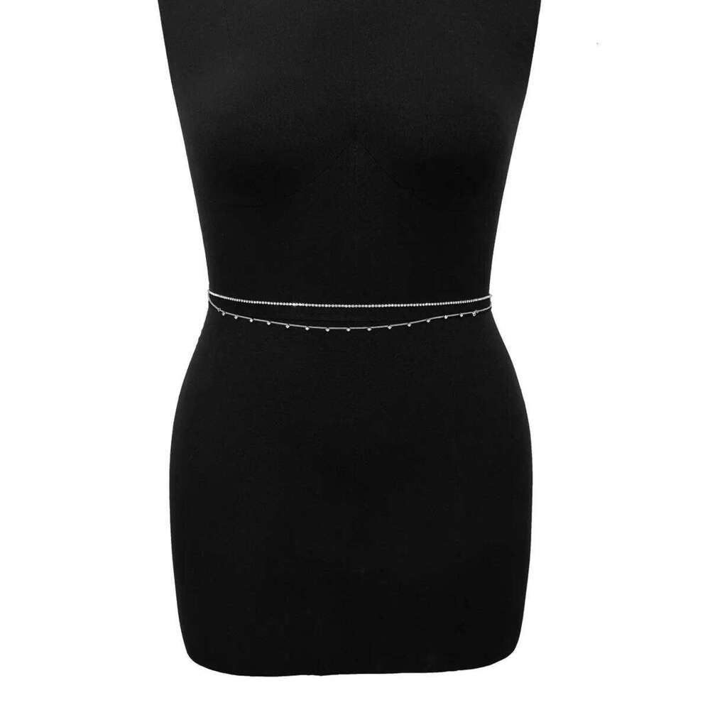 Personalized Snake Bone Versatile Waist Simple and Soft Metal Tassel Body Chain 2025 Beach Sexy Layering Accessories H260228