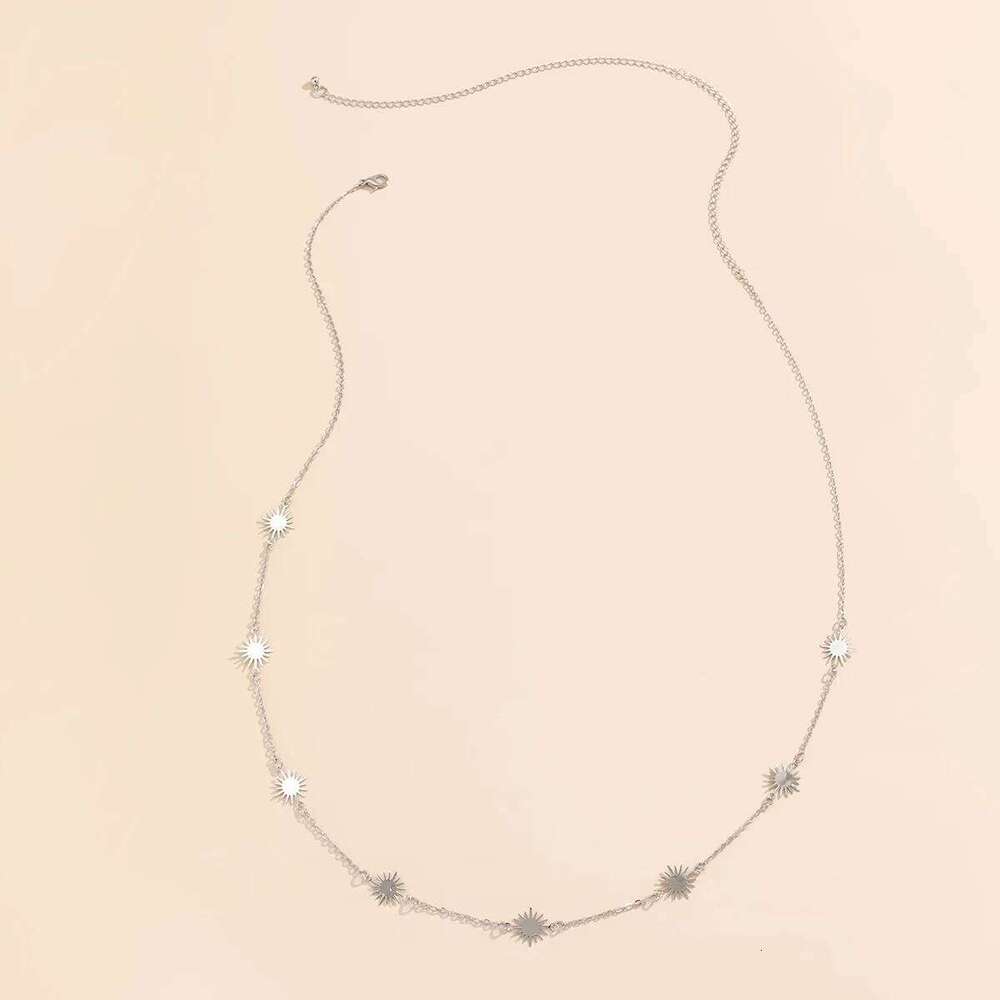 Vintage Aesthetic Sun Goddess Belly for Women Thin Beads Link Body Waist Chain Belt Streetwear Summer Sexy Accessories H260228