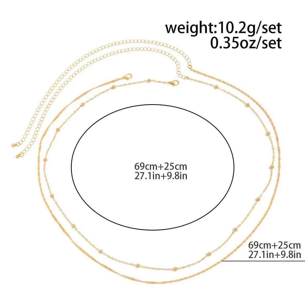 SHIXIN 2 Pcs Sexy Double Layer Thin Waist Belly for Women Bohemian Bikini Body Chain Jewelry Summer Beach Accessory H260228