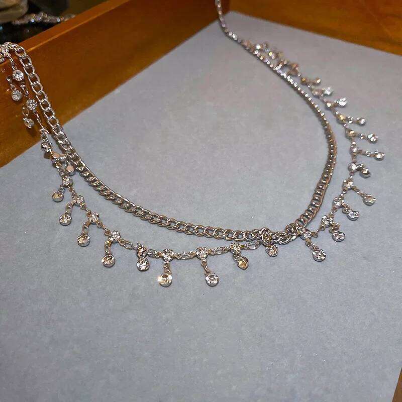 Luxury Sexy Rhinestone Star Tassel Pendant Waist Belly Belt Chain for Women Bikini Rave Beach Body Jewelry Gift Y2K Accessories H260228