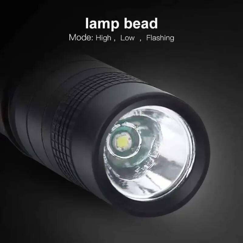 500LM Pen Flashlight, LED Aluminum Tactical Torch with Belt Clip, Pocket Light for Indoor/Outdoor Emergency Hiking Walking Z260301