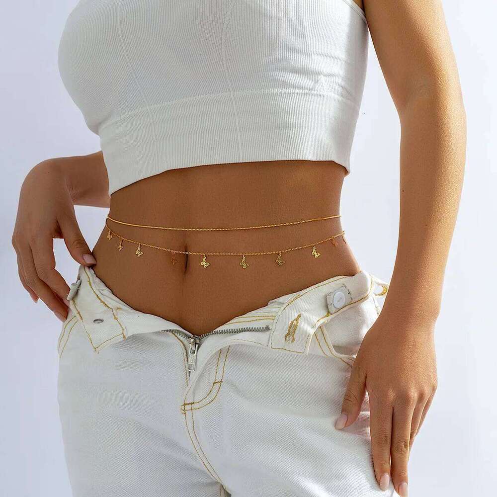 Chains for Women Crystal Bodychain Hip Hop Punk Waist Chain Female Summer Accessories Sexy Body Jewelry Gifts H260228