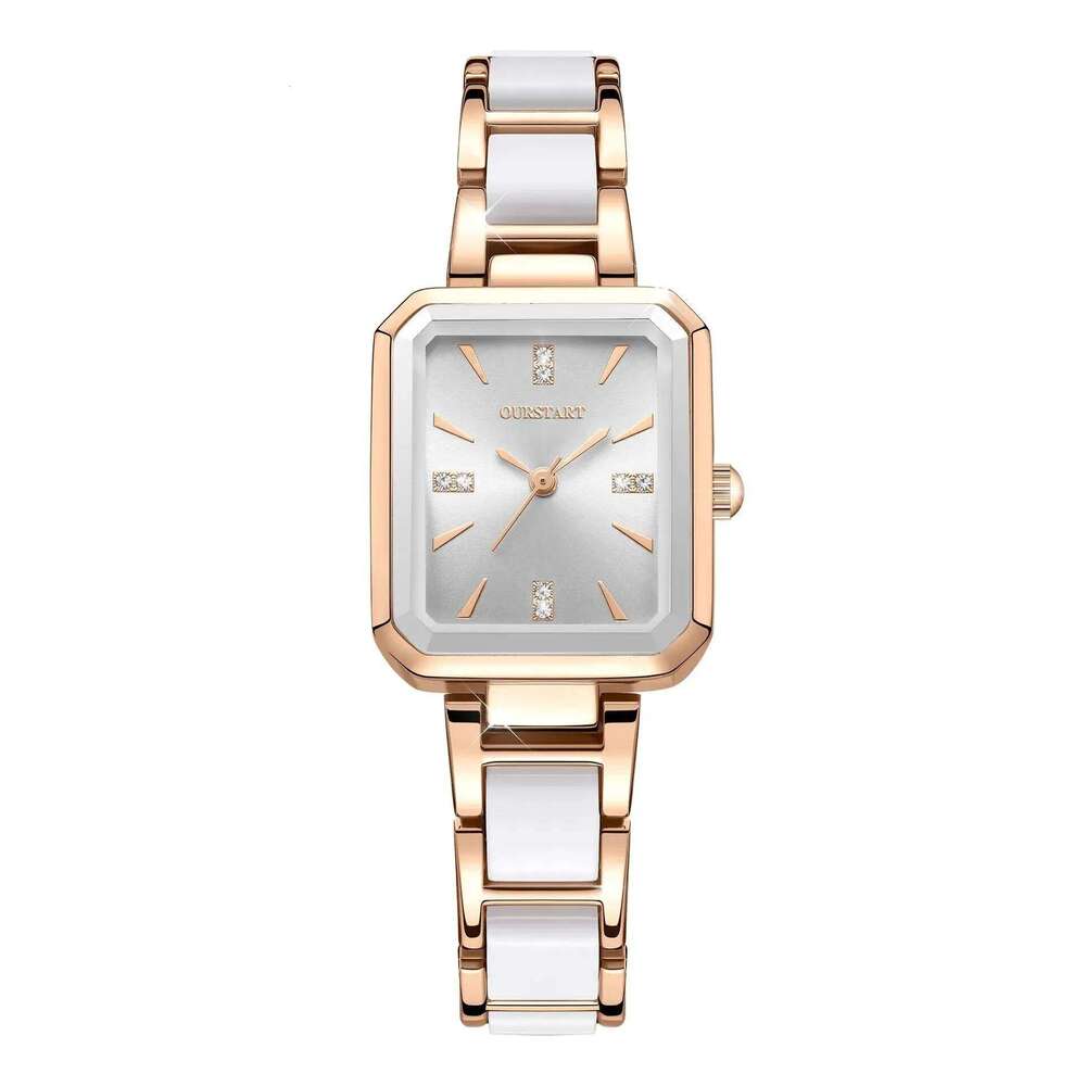 Women's Simple Square Quartz Fashionable Timepiece H260228