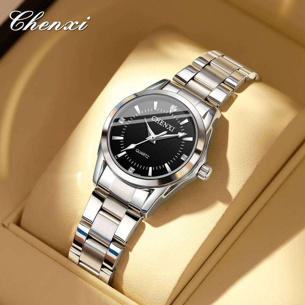 Elegant Womens Quartz Minimalism Design Stainless Steel Waterproof Fashion Ladies Wrist Gift H260228