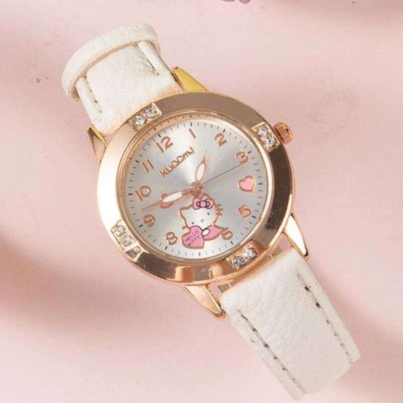 Rose Gold Diamond Belt , Ladies Quartz H260228