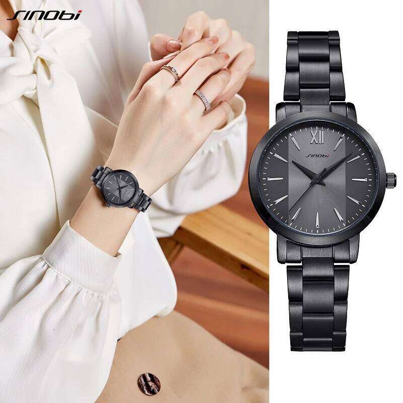Sinobi Fashion Women's es Original Design Elegant Woman Quartz Wristes Best Gifts Clock for Wife Relogio Feminino H260228