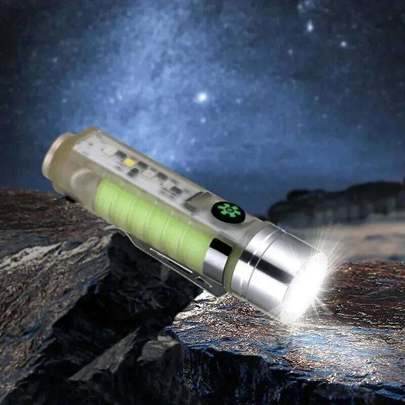 Rechargeable Handheld Flashlights High Lumens 6 Modes LED Brightest Waterproof Flash Light for Emergencies, Camping, Hiking Z260301