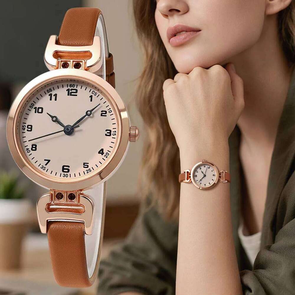 Casual For Women Fashion Leather es Antique Simple Ladies Quartz Wristes Female Clock Gift H260228