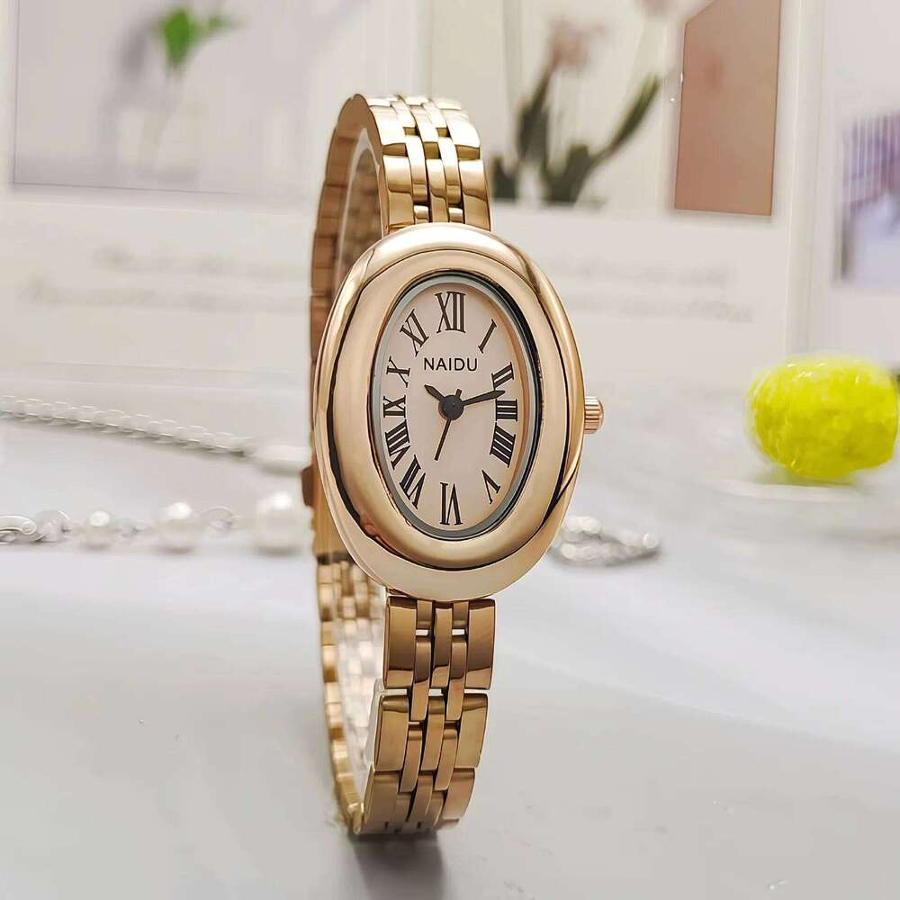 2025 New Oval Beautiful Ladies es with Stainless Steel Strap for Girl Student Quartz Minimalist Women Wristes Hot Sale H260228