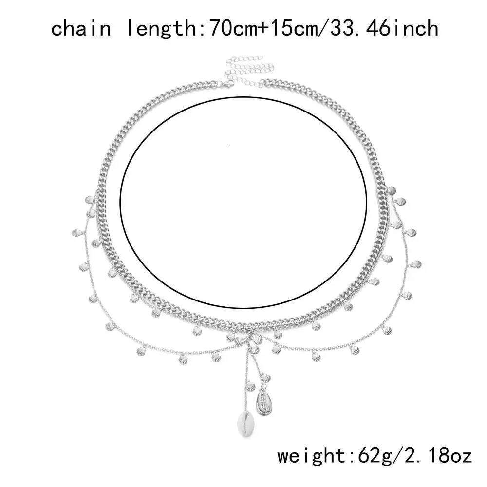 Fashion Bohemian Chain Imitation Pearl Sea Star Shell Waist Link Hollow Out Beach Bikini Jewelry Accessories for Women H260228