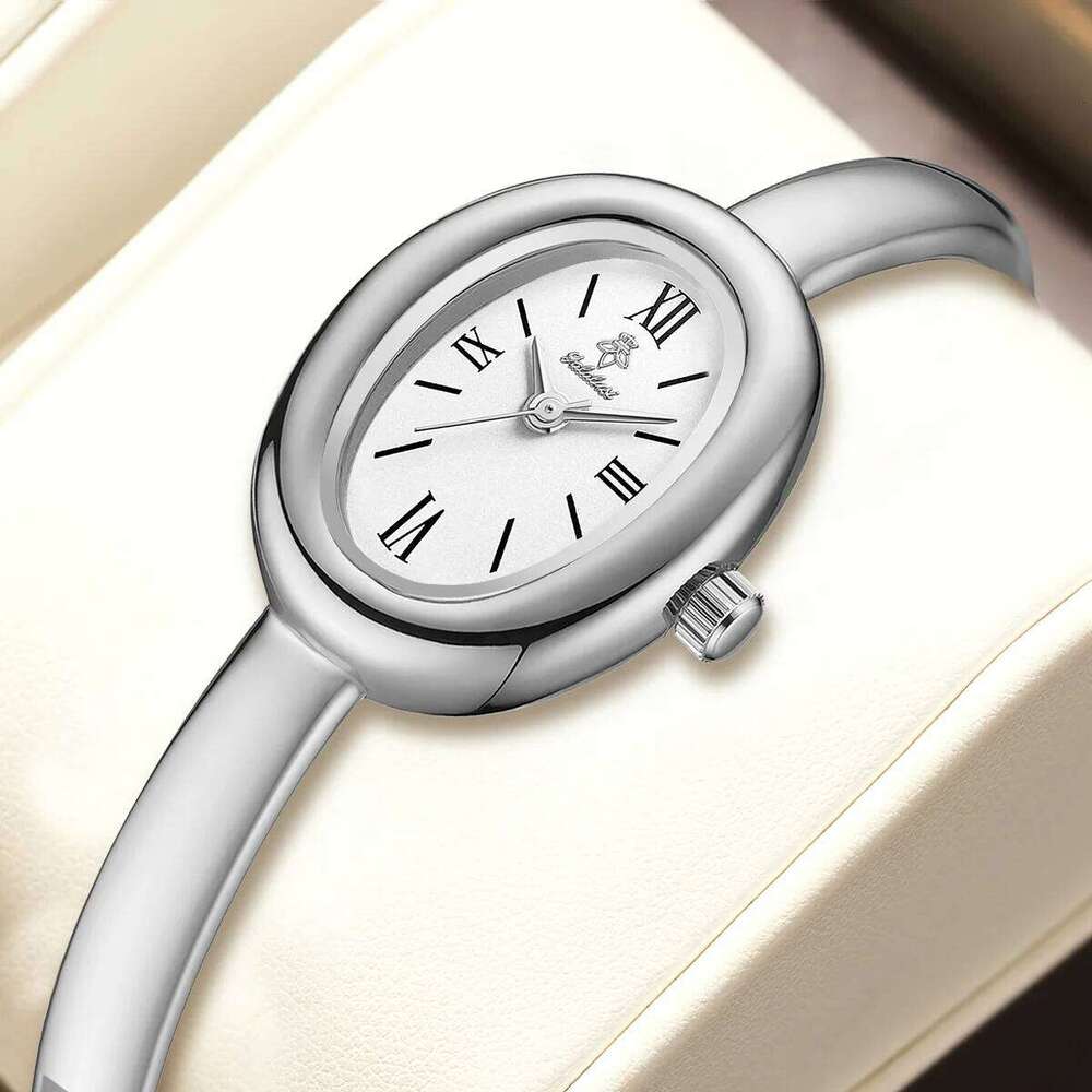 YaLaLuSi brand luxury model quartz , fashionable gold design style, simple dial, box, women's gift H260228