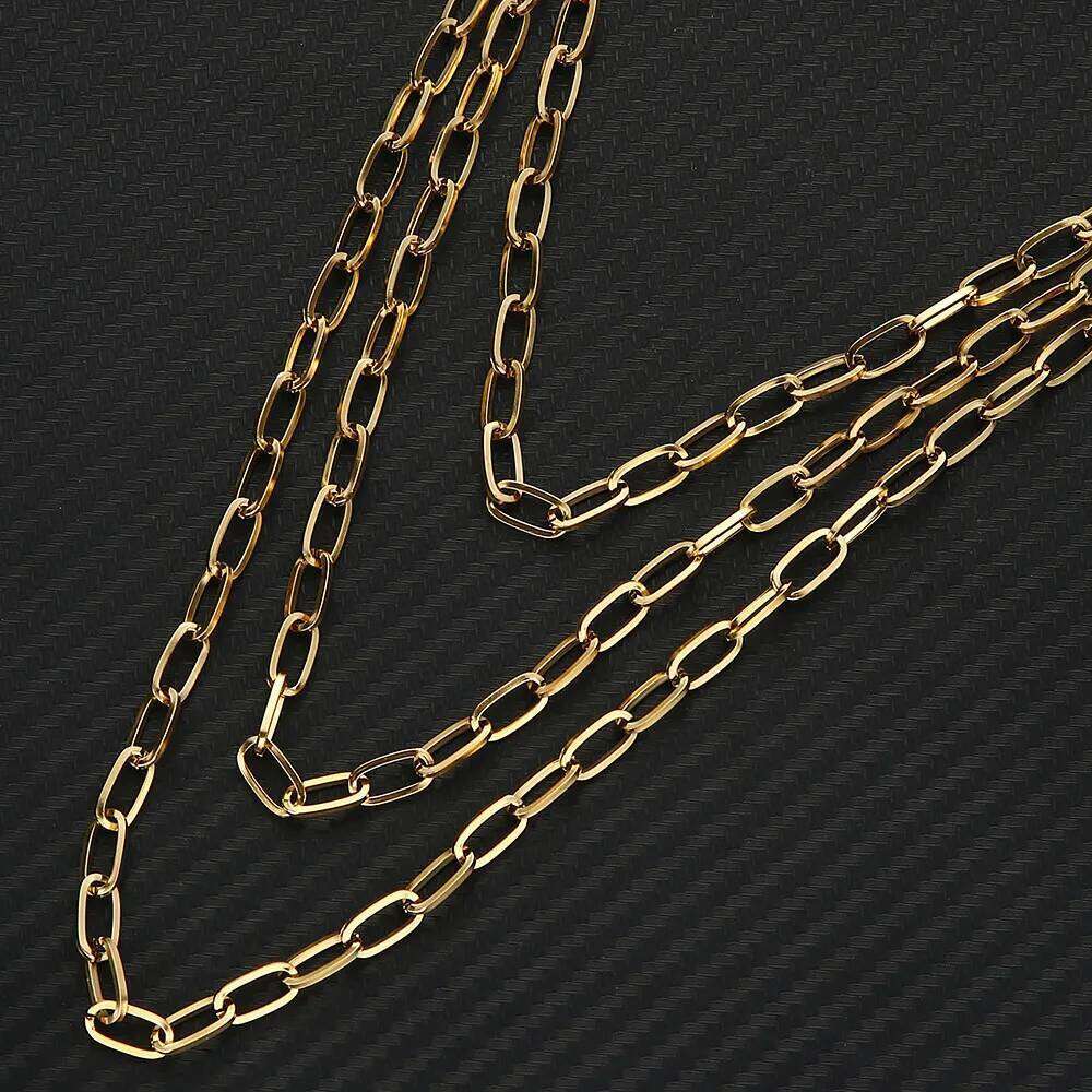 MinaMaMa Stainless Steel Paperclip Waist For Women Minimalist Beach Bikini Sexy Belly Chain Body Jewelry H260228