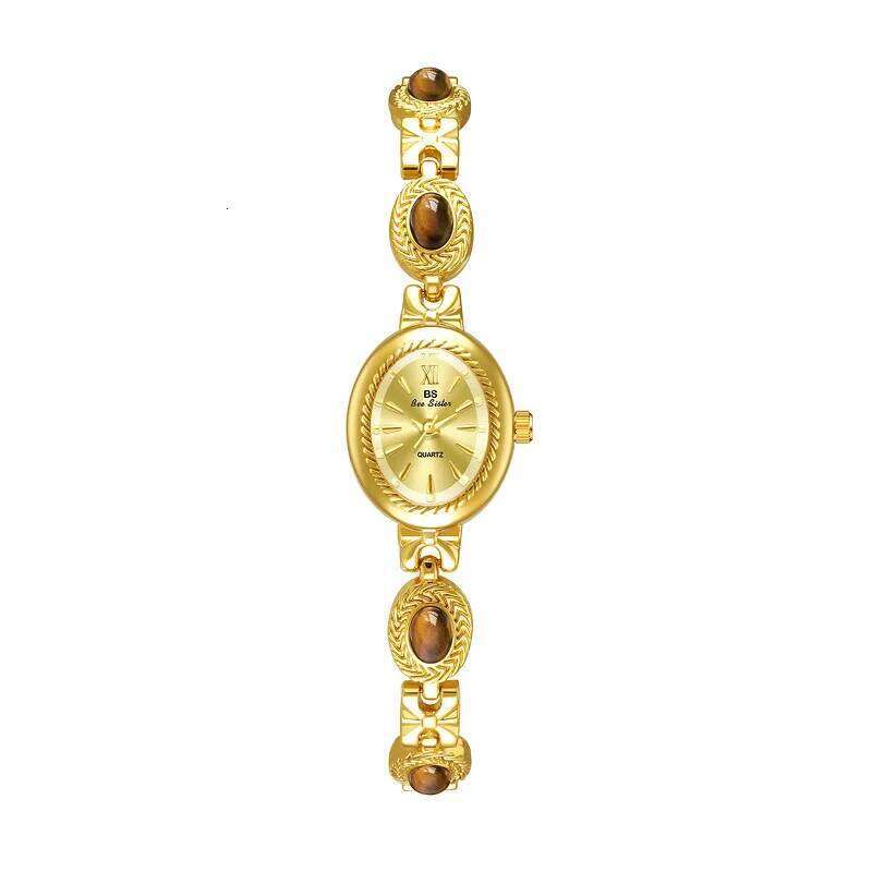 Oval Women Brand Dress Quartz Small Dial Ladies Wrist es For Rhinestone Gold Female Clock H260228