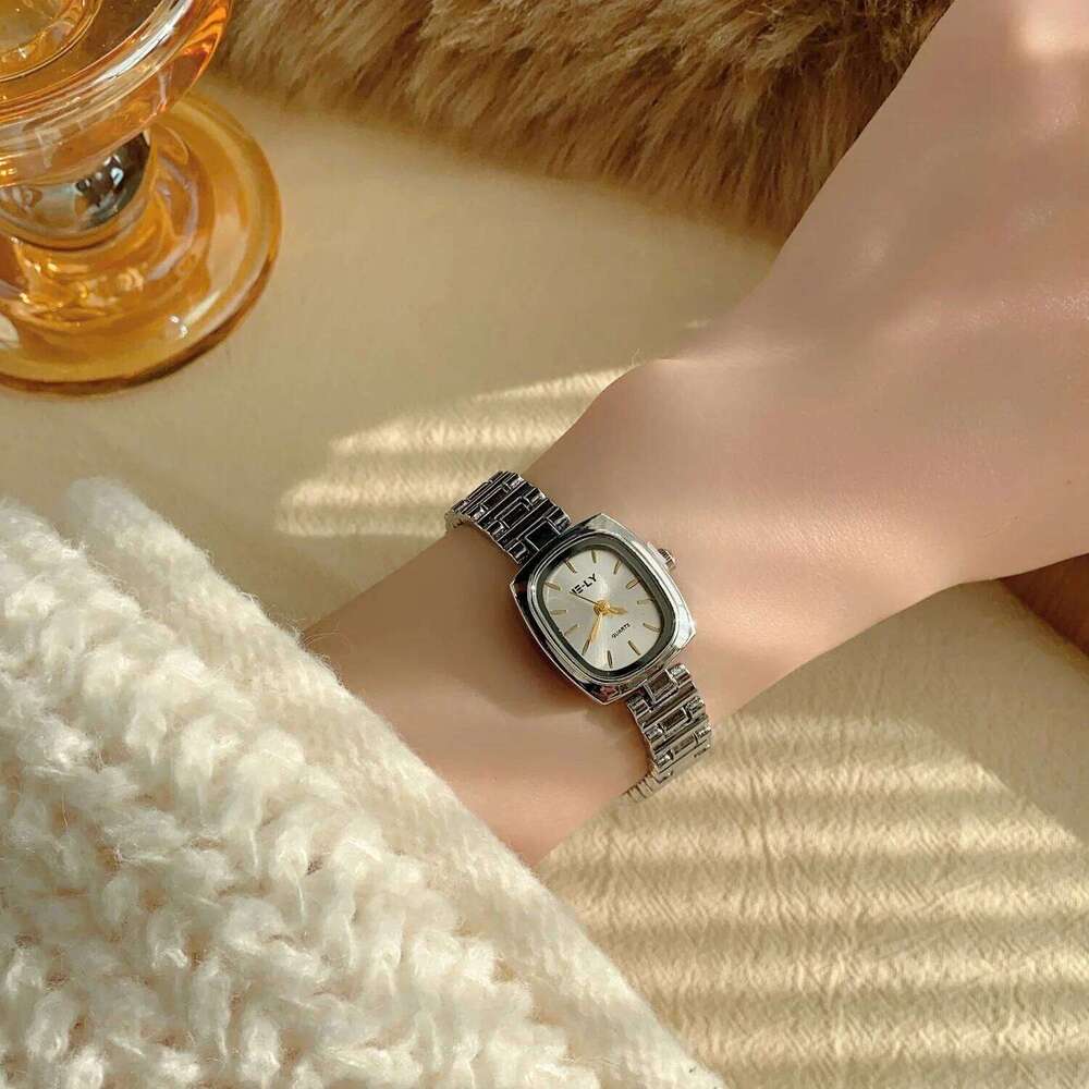 Retro Female Gold Small Square Dial Women's es Fashion Quartz Wristes Ladies Clock Gifts Relojes H260228