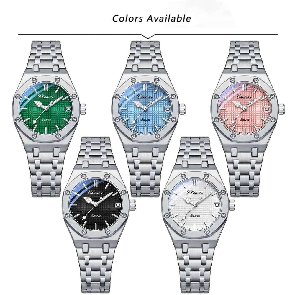 CHENXI Fashionable Classic Wrist Waterproof Luminous Calendar Quartz es for Woman Relojes Para Damas H260228