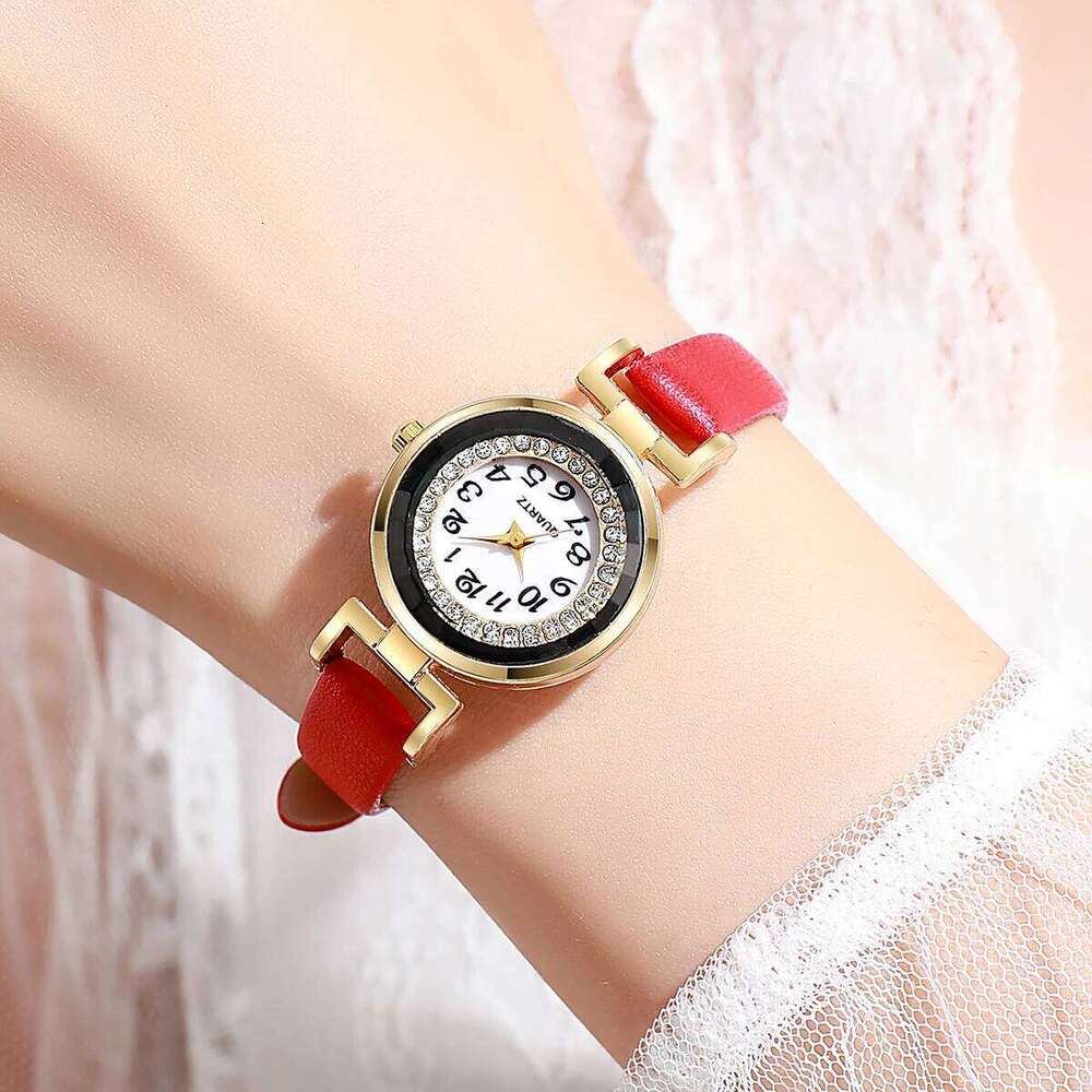 Fashion Small Arabic Women es Casual Leather Strap Quartz for Girls Clock Reloj Mujer H260228
