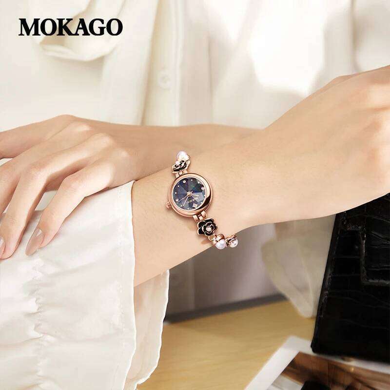 MOKAGO 8142 Quartz es for Woman Fashion Small Dial Elegant Casual Business Ladies Wrist relogio feminino H260228