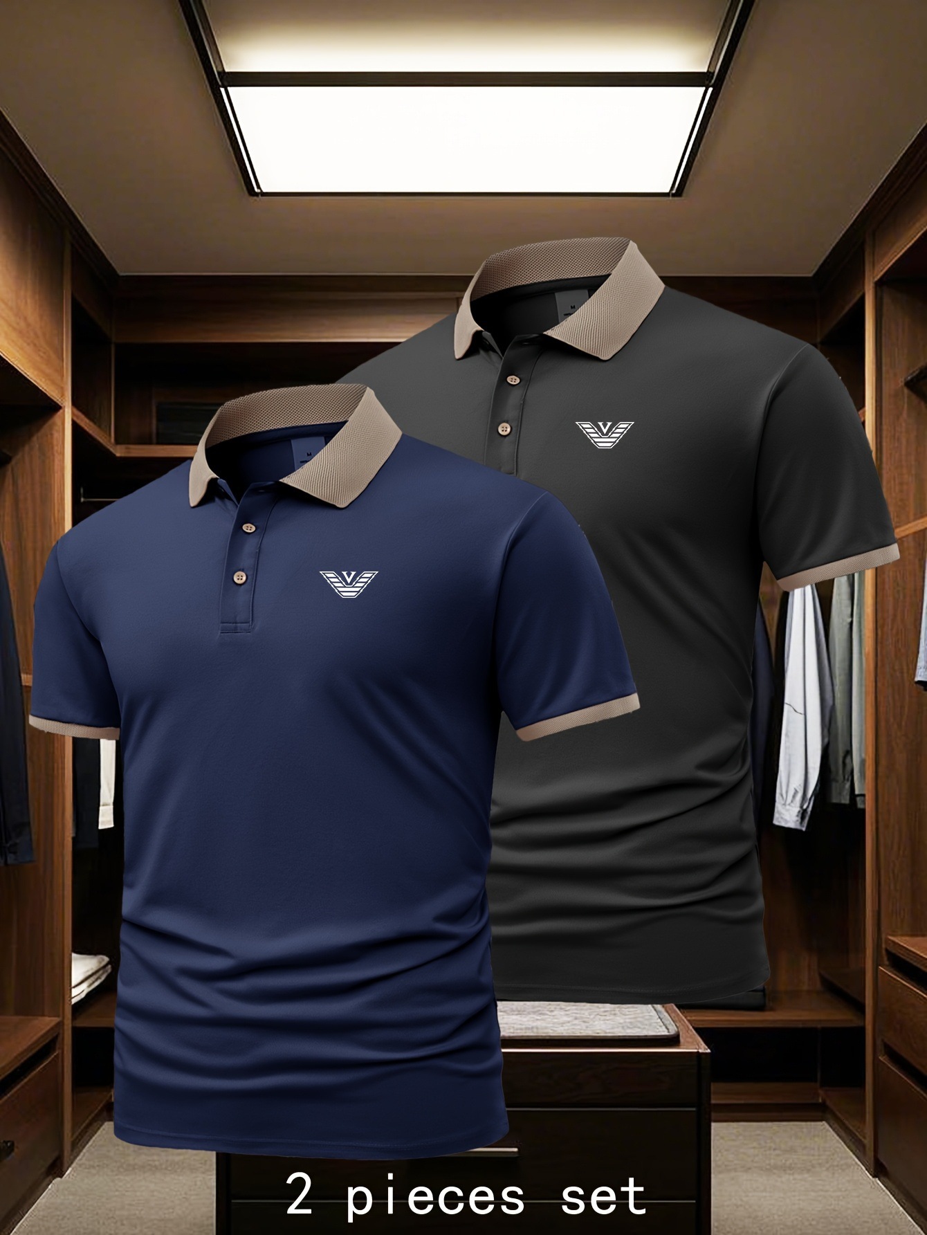 Luxury Brand Designer Clothes Foreign Trade 2025 Hot Sale 3D Digital Print Men's Casual Loose Short Sleeve Polo Shirt Summer Order