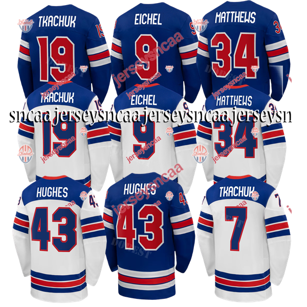 Personalized Team Name USA 2026 Olympicss Hockey Jerseys J.Hughes Matthew Tkachuk Matthew Jake Guentzel Brady Tkachuk Jack Adam Fox Hellebuyck Quinn Hughes