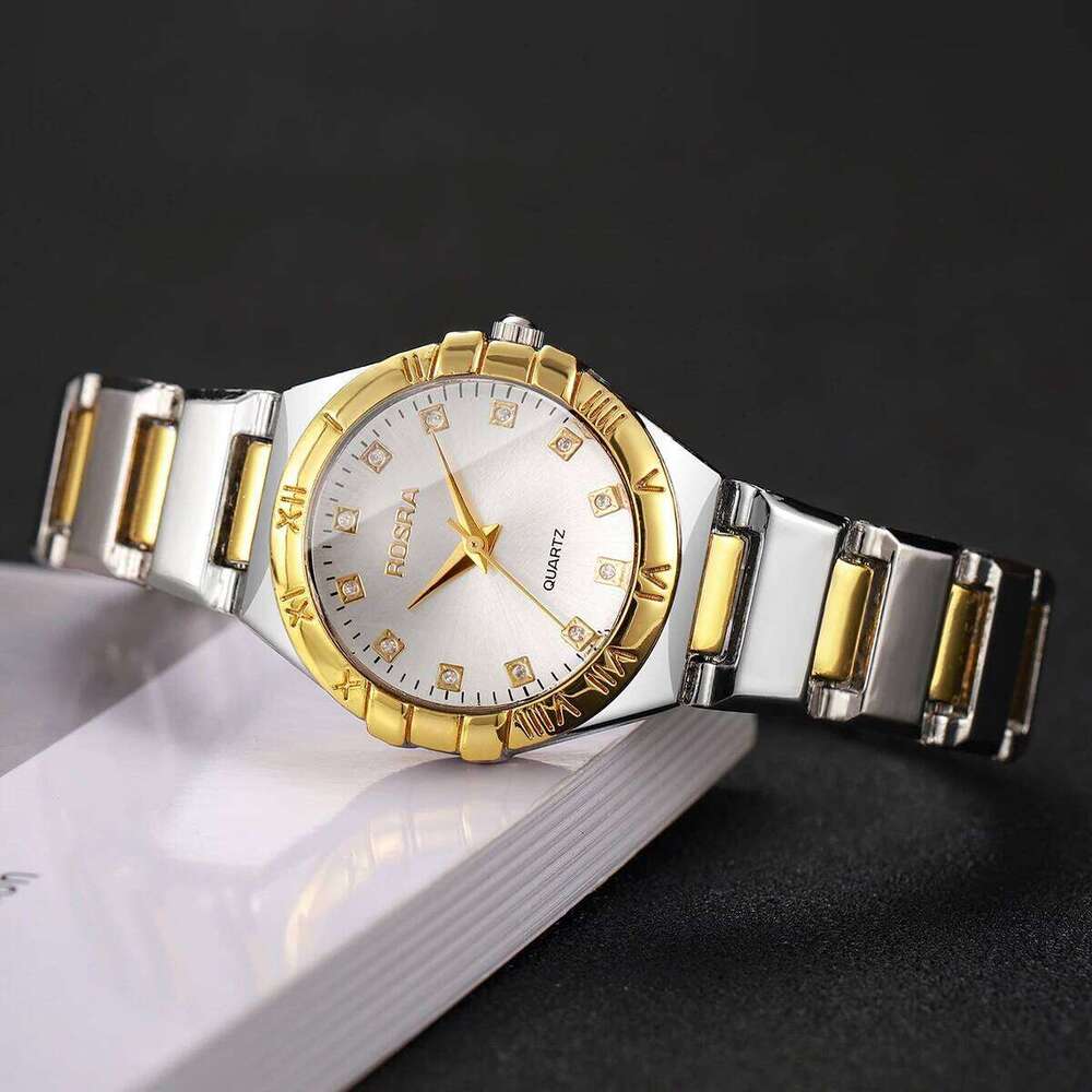 Rhinestone Women Quartz Fashion Stainless Steel Strap Wristes For Ladies Clock Reloj MujerWithout Box H260228