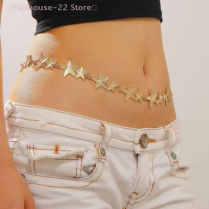 MAX-221Pc Stylish Versatile Style Women's Metal Waist Accessories Decorative Bikini Belly Chain Belt Body Jewelry H260228