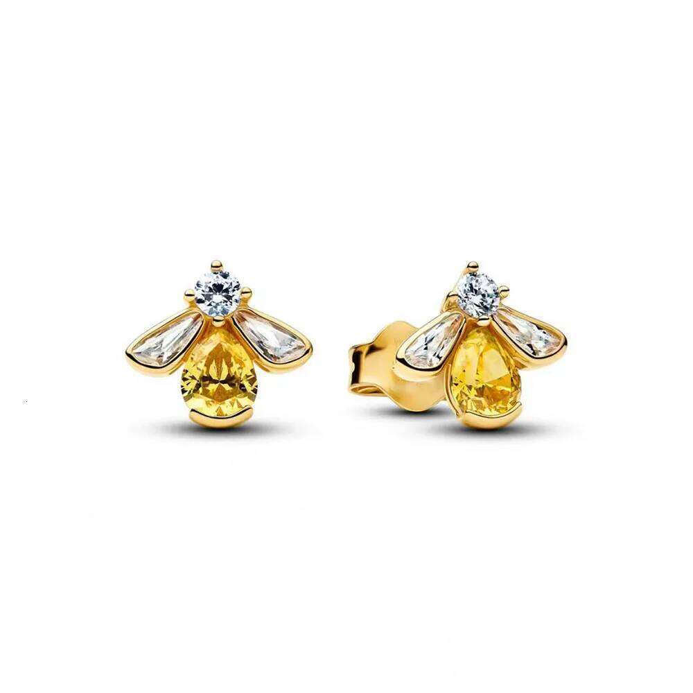 2026 New 925 sterling silver spring Flower Heart Shape Bee Butterfly Rings Earrings Necklace fit Women Bracelets DIY Jewelry Gift