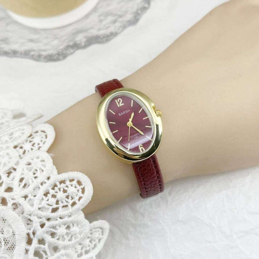 Fashion Quartz for Women Simple Leather Strap Pigeon Egg Dial Ladies es Luxury Gift Girl Wristes Dropshipping H260228
