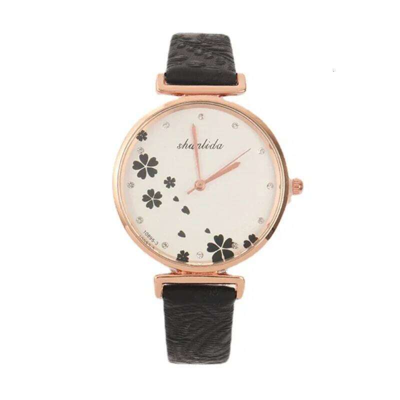 Ladies Elegant Women's Simple Quartz Wristes Girls Students es Gift for Everyday Relojes De Mujeres H260228
