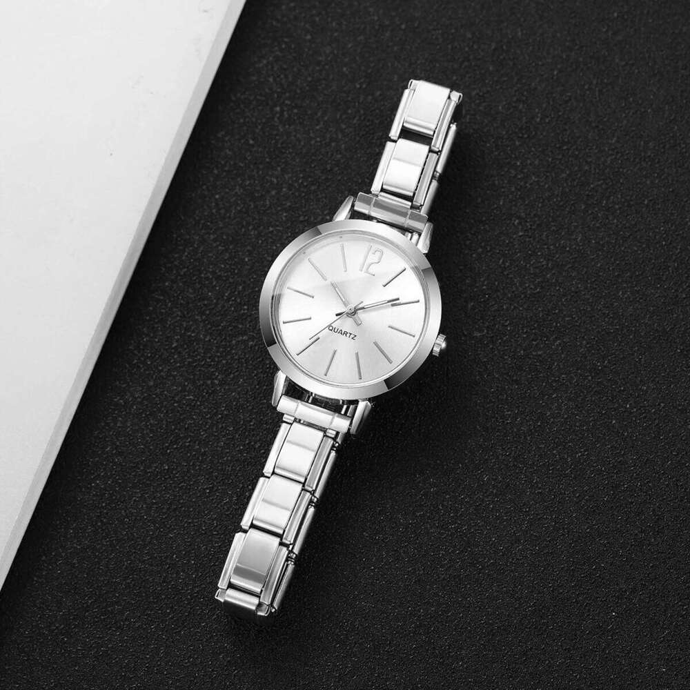 Fashion Simple Alloy Thin Strap Analog Quartz es Ladies Casual Arabic Dial Wrist Relogio FemininoWithout Box H260228