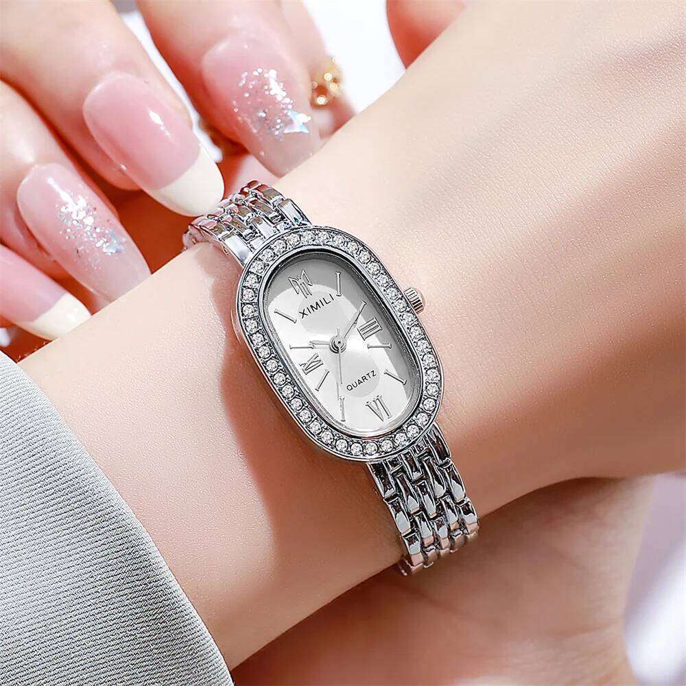 Fashion Roma Oval Dial Womens Quartz Casual Strap Ladies esWithout Box H260228