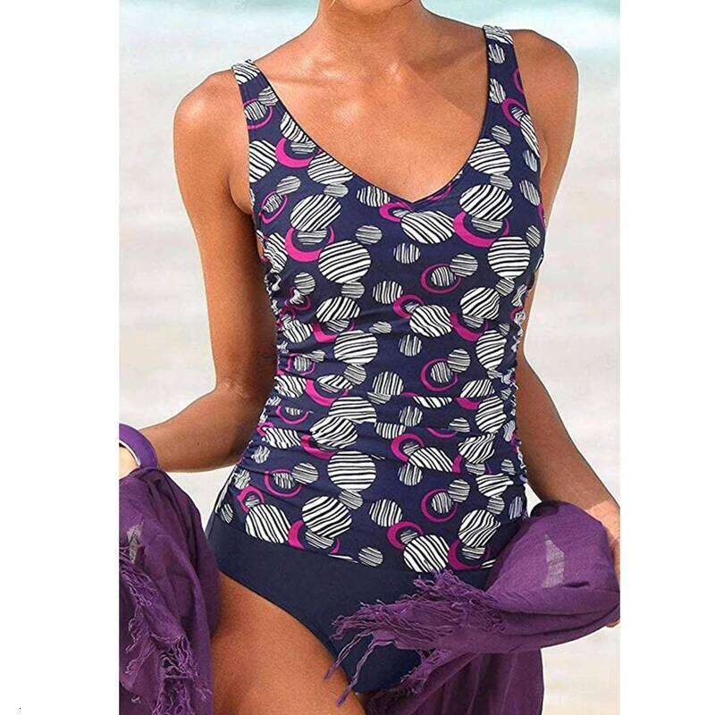 Sexy Swimsuit One Piece Swimwear Women 2020 Bikini Monokini Plus Size Swimsuits Dot Bathing Suit Woman Swim Wear de bain Z260301