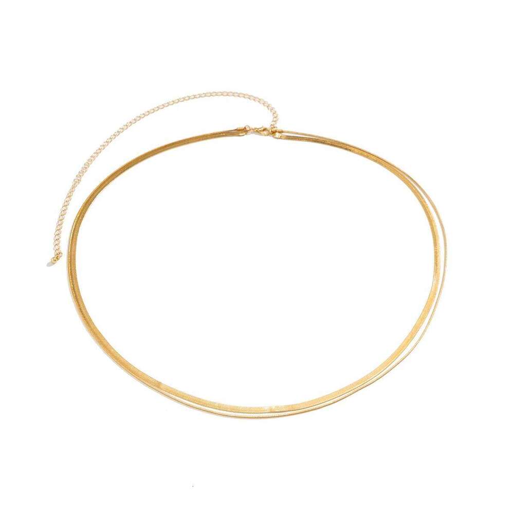 Ingemark Sexy Flat Snake Waist Belly Belt for Women Summer Beach Bikinis Simple Body Chain Festival Jewelry Accessories H260228